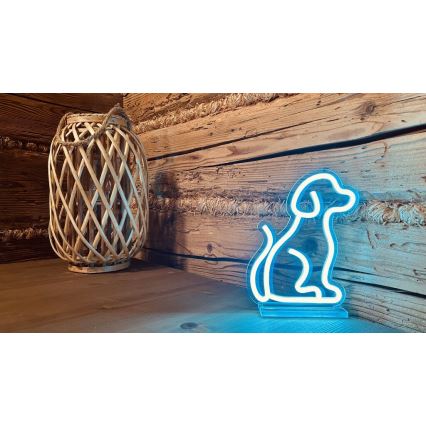 2Kids Toys - LED-Neon-Tischdekoration LED/5W/USB Hund