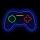 2Kids Toys - LED-Neon-Wanddekoration LED/5W/USB Gamepad