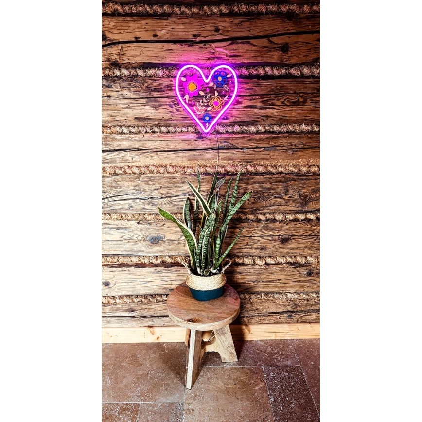 2Kids Toys - LED-Neon-Wanddekoration LED/5W/USB Herz