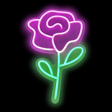 2Kids Toys - LED-Neon-Wanddekoration LED/5W/USB Rose