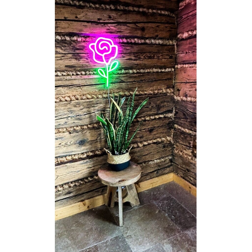 2Kids Toys - LED-Neon-Wanddekoration LED/5W/USB Rose