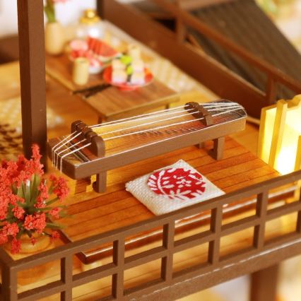 2Kids Toys - Miniatur des Hauses Prunkvolle Sakura-Villa 2xAAA