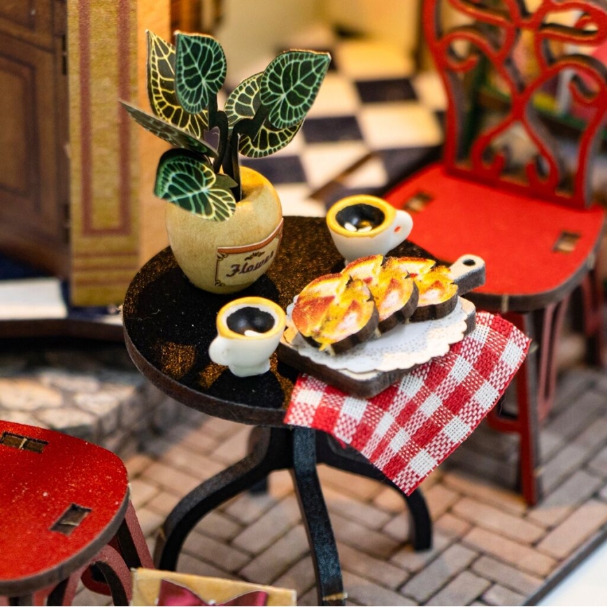 2Kids Toys - Miniatur des Hauses Juliinos Bäckerei 2xAAA