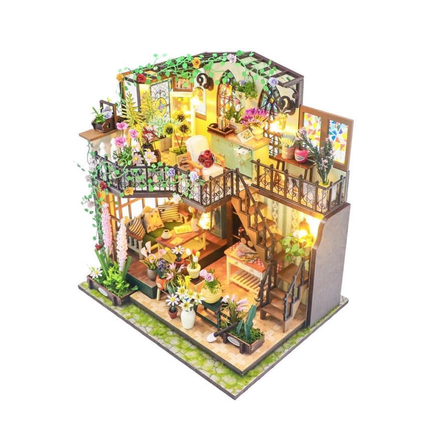 2Kids Toys - Miniatur des Darcyin Blumenhauses 2xAAA