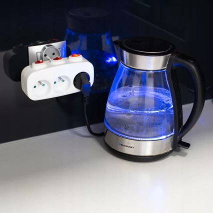 3-fach-Steckdosenleiste mit Schaltern