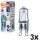 3er-Set Backofenlampe HALOPIN G9/40W/230V 2700K - Osram