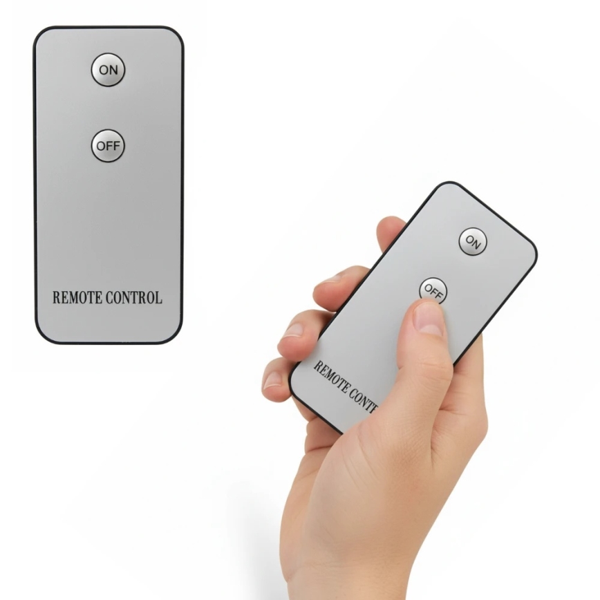 3er-Set LED-Kerzen BRILLO (LED/3×AAA), cremefarben, mit Fernbedienung