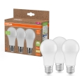 3er-Set LED-Leuchtmittel aus recyceltem Kunststoff A100 E27/14W/230V 2700K - Osram