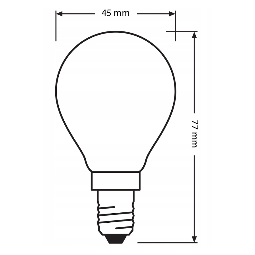 3er-Set LED-Leuchtmittel BASE CLASSIC FILAMENT E14/5,9W/230V 4000K - Osram