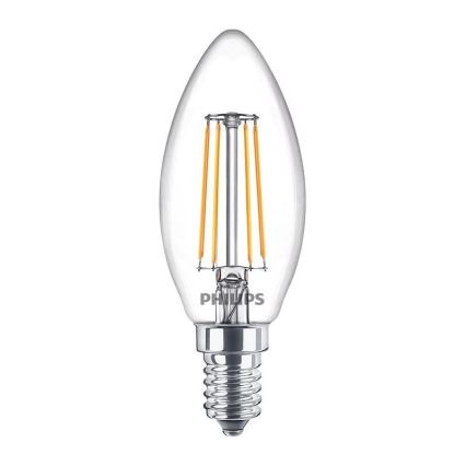 3er-Set LED-Leuchtmittel VINTAGE Philips B35 E14/4,3W/230V 2700K
