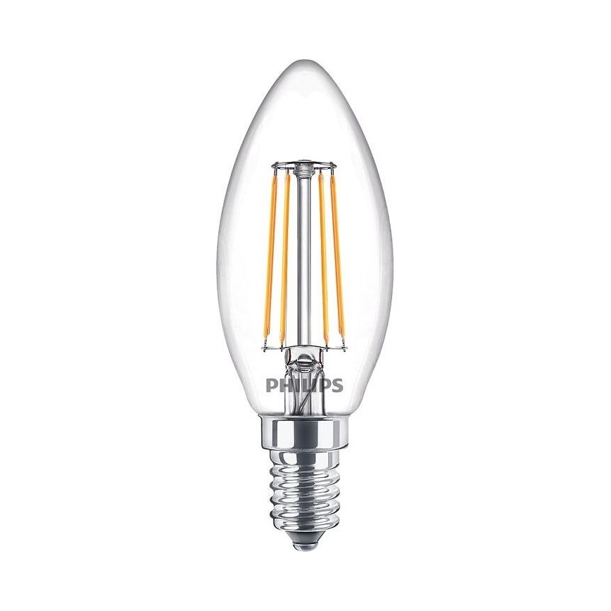 3er-Set LED-Leuchtmittel VINTAGE Philips B35 E14/4,3W/230V 2700K