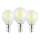 3er-Set VINTAGE LED-Lampe P45 E14/2,2W/230V 2700K - Eglo 110441
