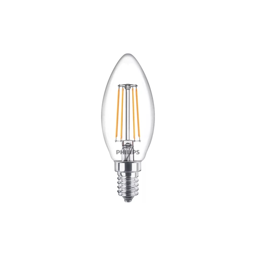 4er-Set LED-Leuchtmittel VINTAGE Philips B35 14/4,3W/230V 2700K