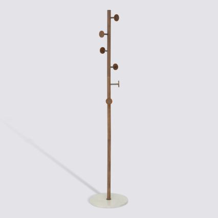 5five - Garderobenständer PERY 175x36,5 cm braun/weiß