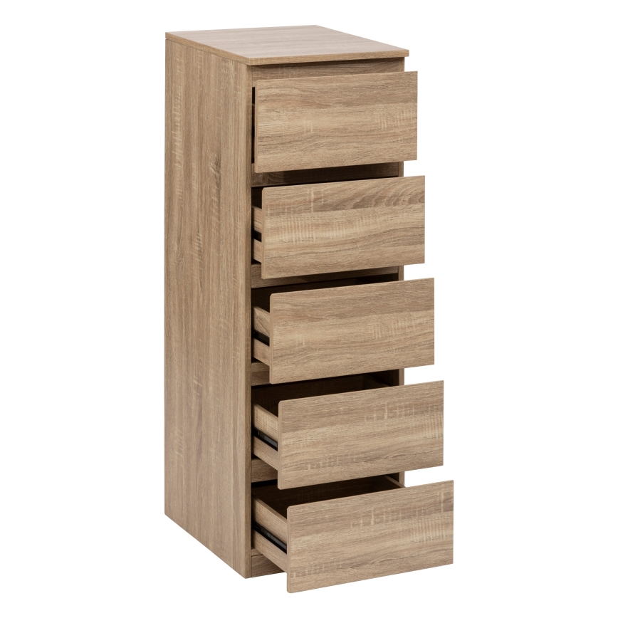 5five - Kommode HEIM 40x118x48 cm braun