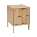 5five - Nachttisch ARCUS 40x40 cm braun