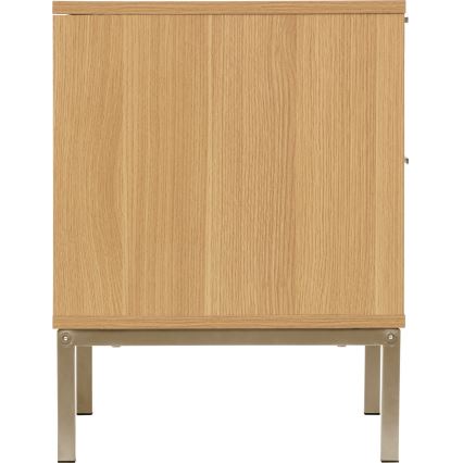5five - Nachttisch ARCUS 40x40 cm braun