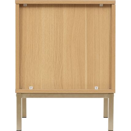 5five - Nachttisch ARCUS 40x40 cm braun