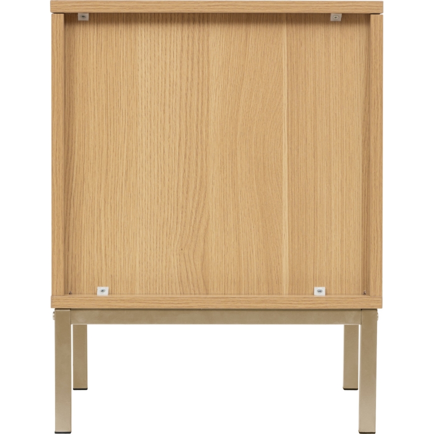 5five - Nachttisch ARCUS 40x40 cm braun