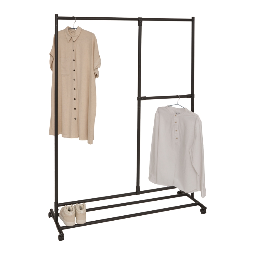 5five - Standgarderobe KENY 173x117 cm schwarz