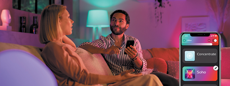 Philips Hue - intelligentes und ferngesteuertes Beleuchtungssystem