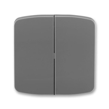 ABB 3558A-A652 S2 - Geteilte Schalterabdeckung TANGO dunkelgrau