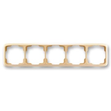 ABB 3901A-B50 D - 5-fach-Rahmen TANGO beige