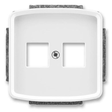 ABB 5014A-A02018 B - Abdeckung für Datendose 2-fach TANGO weiß