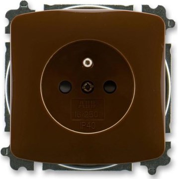 ABB 6619A-A06357 H - Steckdose ohne Rahmen TANGO 250V braun