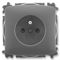 ABB 6619A-A06357 S2 - Haussteckdose ohne Rahmen TANGO 250V dunkelgrau