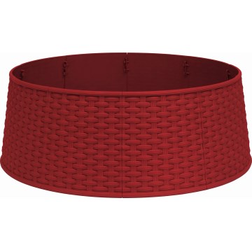 Abdeckung für Weihnachtsbaumständer, Ø 65 cm, rot