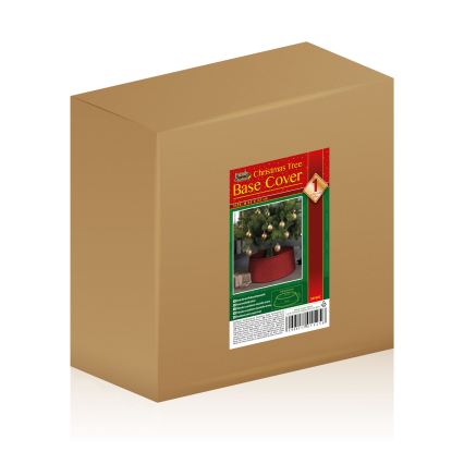 Abdeckung für Weihnachtsbaumständer, Ø 65 cm, rot