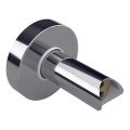 Adapter für den verdeckten Wandanschluss elektrischer Handtuchheizkörper 6,4x6,4 cm silber