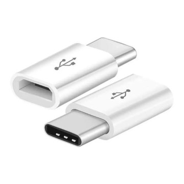 Adapter Micro USB für USB-C weiß