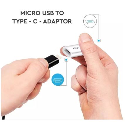 Adapter Micro USB für USB-C weiß