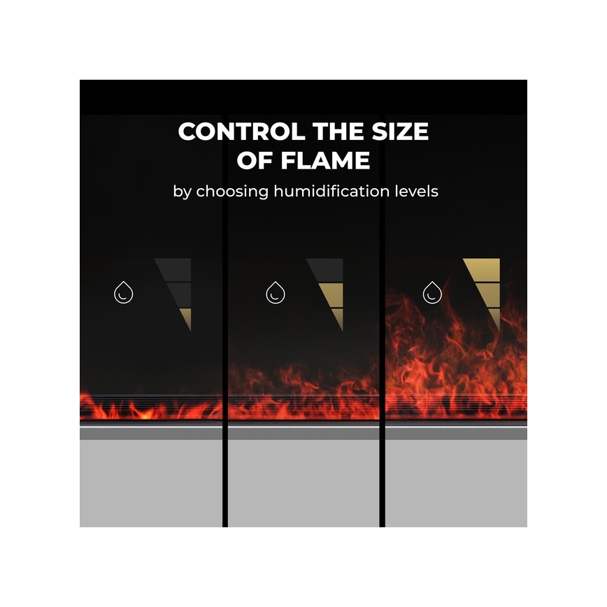 AENO - Intelligenter elektrischer Direktheizer/Konvektor 1000/2000 W, Weiß