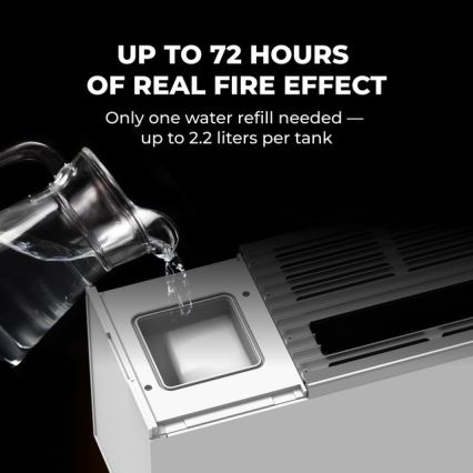 AENO - Intelligenter elektrischer Direktheizer/Konvektor 1000/2000 W, Weiß