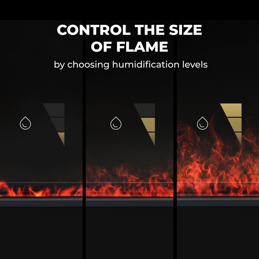 AENO - Intelligenter elektrischer Direktheizkörper/Konvektor 1000/2000 W schwarz