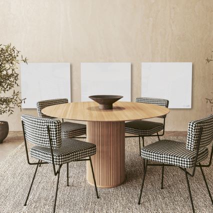 AENO - Intelligentes elektrisches Infrarotpaneel 500W mit Zeitschaltuhr/Thermostat, Wi-Fi, Weiß