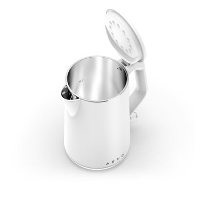 AENO - Schnellkochender Wasserkocher 1,5 l, 2200 W/230 V, weiß