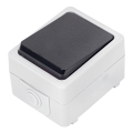Aigostar - 1-Tasten-Schalter IP54