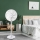 Aigostar - 2-in-1 Standventilator 45W/230V 110 cm weiß