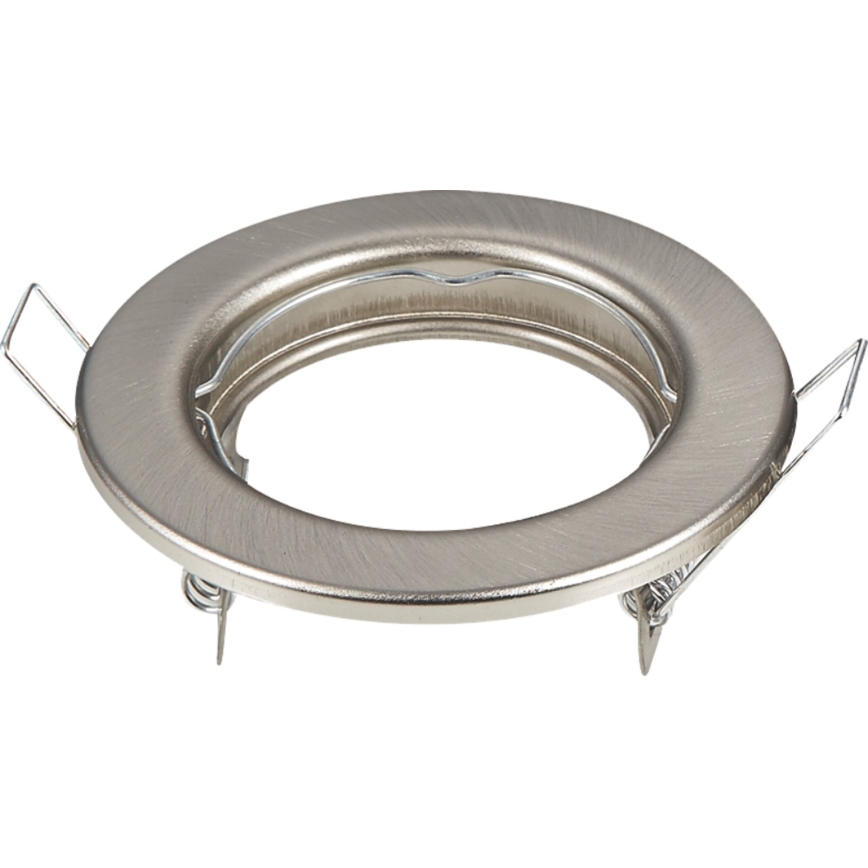 Aigostar - 2er-Set Einbauring für Einbauleuchte GU10 Ø 8 cm mattchrom
