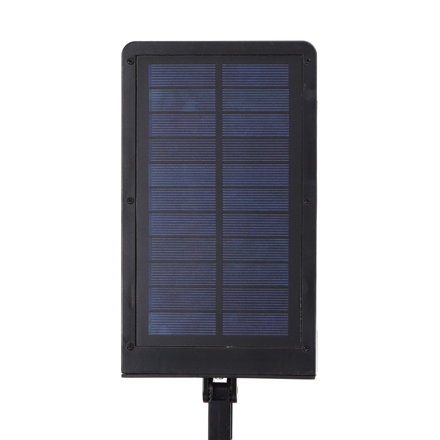 Aigostar - SET 2x LED Solar-Straßenleuchte mit Sensor LED/3W/3,7V1800 mAh IP44 3000/4000/5000K + Fernbedienung