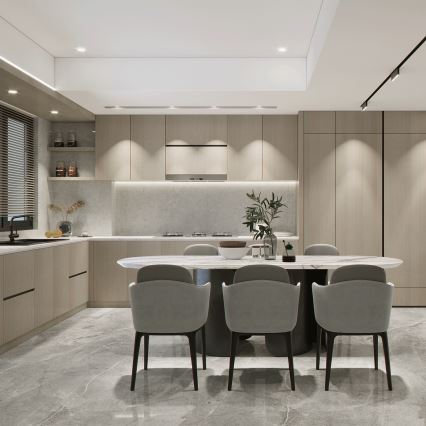 Aigostar - 3er-Set LED-Einbauleuchte LED/5W/230V/6500K Ø 8,5 cm weiß