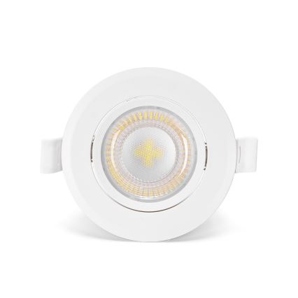 Aigostar - 3er-Set LED-Einbauleuchte LED/5W/230V/6500K Ø 8,5 cm weiß