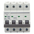 Aigostar - 4-poliger Leitungsschutzschalter 4P-63A-C 400V
