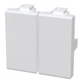 Aigostar - Abdeckkappe 23,4x47 mm weiß