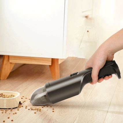 Aigostar - Aufladbarer Handstaubsauger 70W/7,4V Chrom