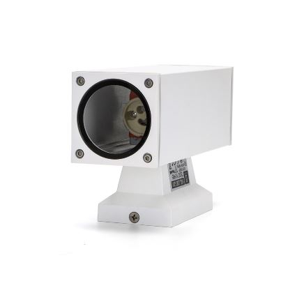 Aigostar - Außenwandleuchte 2xGU10/230V IP65, weiß, eckig